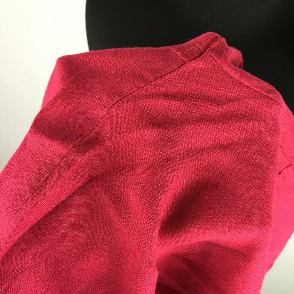 Flax S Linen Collared Button Down Long Sleeve - image 8